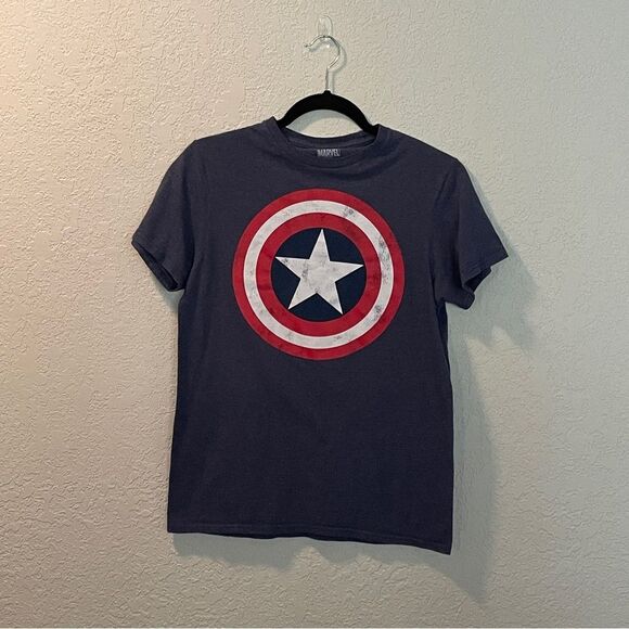 Marvel Captain America Tee Shirt Top Size S - Picture 1 of 3